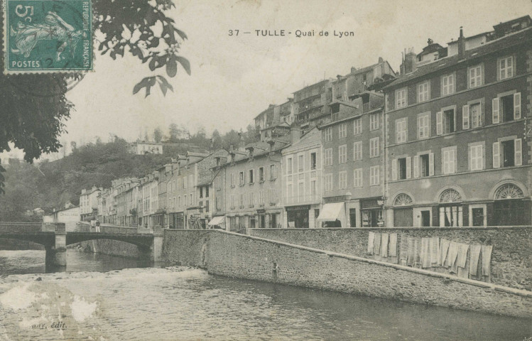 Tulle : "37 - Tulle - Quai de Lyon".